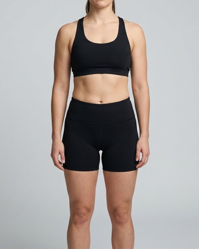 A woman at about 25% body fat